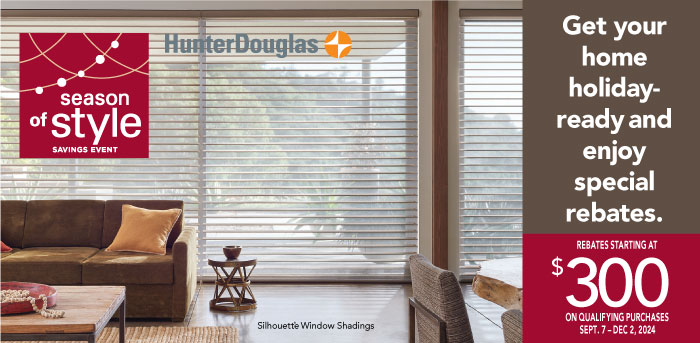 Season of Style Hunter Douglas Promo